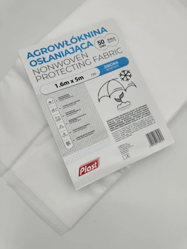 Agrowłóknina osłaniająca biała -arkusz